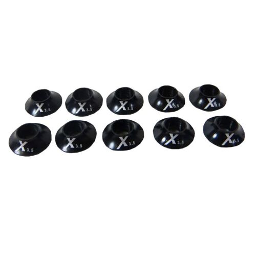 Black Anodized Washer set 3.0mm