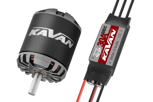 Kavan C2836-850 motor + R-30B ESC