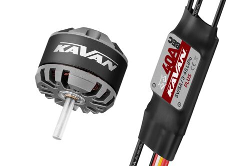 Kavan C3530-1050 motor + R-40B ESC