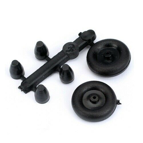 Dubro - 127mm (1/2") Micro Tail Wheel w/ retain (125MTW) - 2pcs