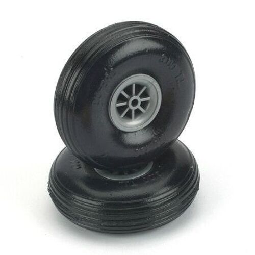 Dubro - 51mm (2") Treaded Light Wheels (200TL) - 2pcs