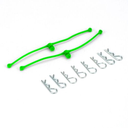 Dubro - Body Klip Retainers - Green (2 sets)