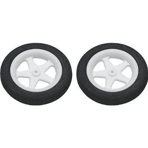 Dubro - 63.5mm (2-1/2") Micro Sport wheels (250MS) - 2pcs