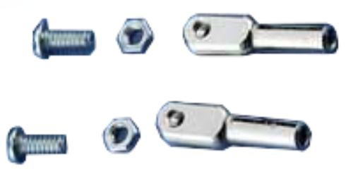 Dubro - Gewindehülsen 4-40 / M3x0.5 (2 Stück) (302)