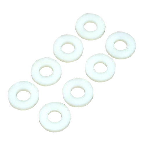 Dubro - No. 10 Nylon Flat Washer (8 pcs)