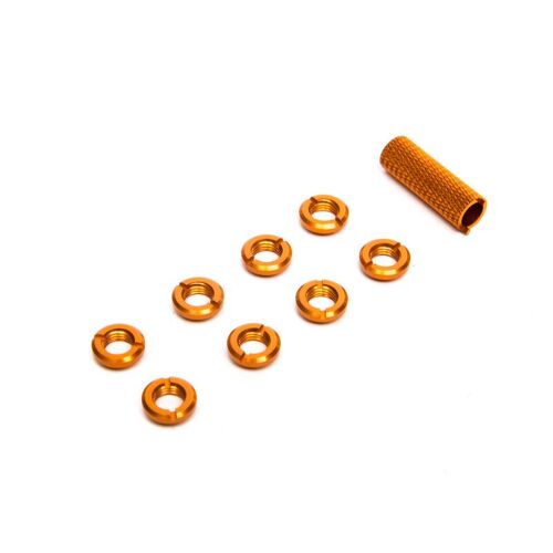 Spektrum Radio Orange Switch nuts (8) & Wrench