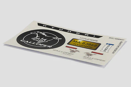 Carisma RC - Custom Sticker Set For Mk1 Front