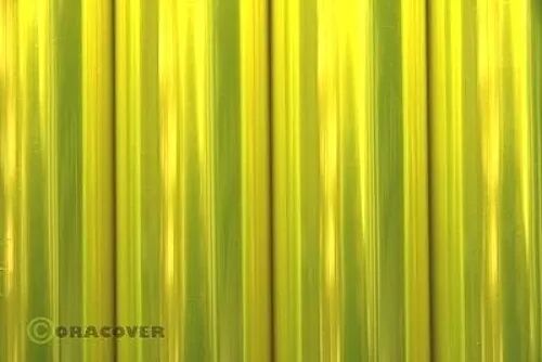 Oracover - Air Outdoor - Transparent Fluorescent Yellow ( Length : Roll 10m , Width : 60cm )