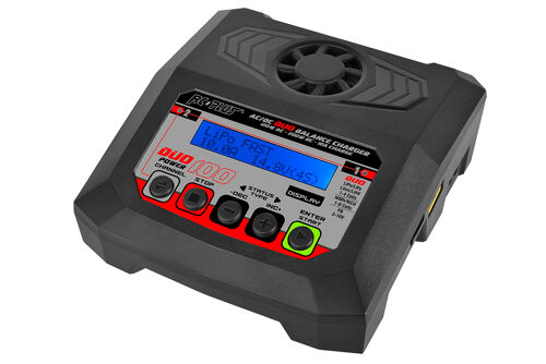 RC Plus - Power Duo 100 Charger - AC 100W - DC 2X 100W - 2x 4S Lixx - 8 Nixx - 16V PB