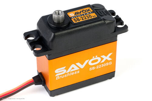 Savox - Servo - SB-2230SG - Digital - High Voltage - Brushless Motor - Steel Gears