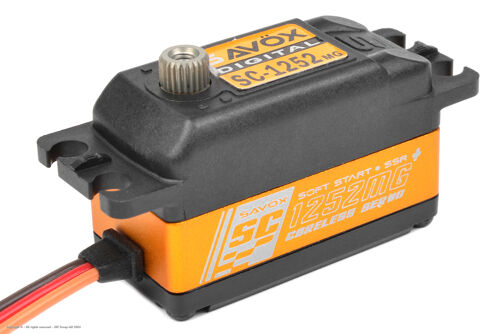 Servo - SC-1252MG+ - Digital - Glockenanker Motor - Metallgetriebe - Low Profile