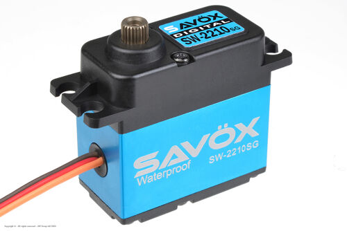 Savox - Servo - SW-2210SG - Digital - High Voltage - Brushless Motor - Waterproof - Steel Gear