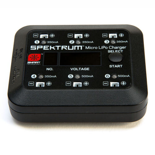 Spektrum Micro 6-port DC/USB 1S LiPo Lader (SPMXC1060)