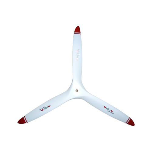 Biela 29x12 carbone 3-pale hélice pour moteurs à essence (rouge/blanc)