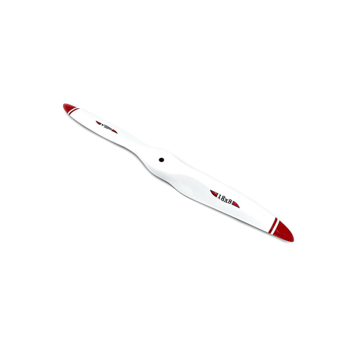 Biela 22x10 carbone 2-pale hélice pour moteurs à essence (blanc/rouge couleur)