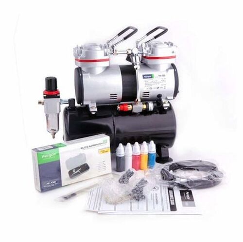 FENGDA - Airbrush set AS-196 Compressor, BD-130 Airbrush and acc.