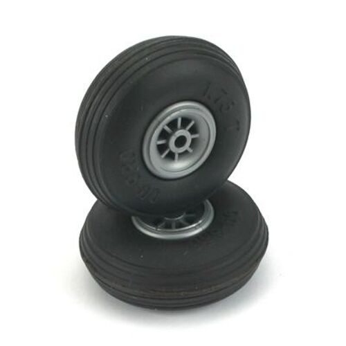 Dubro - 45mm (1-3/4") Low Bounce Treaded Wheels (175T) - 2pcs