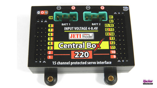 Jeti DUPLEX 2.4EX Central Box 220 + 2x Rsat2