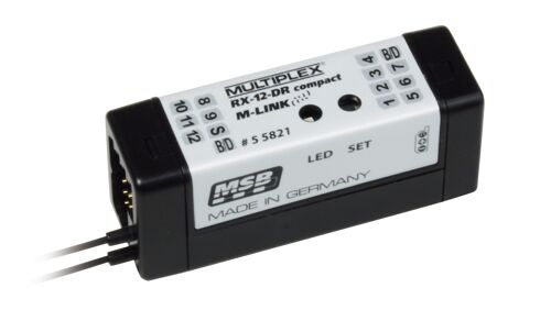 Multiplex RX-12-DR Compact M-Link 2.4GHz Receiver