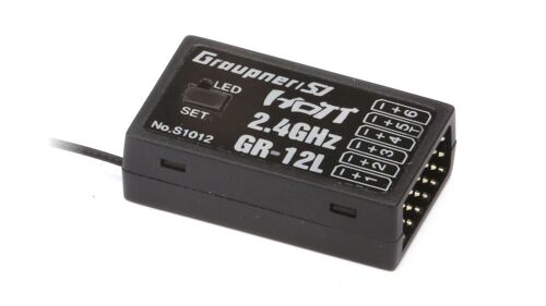 Graupner GR-12L 6 Channel 2.4GHz HoTT Receiver