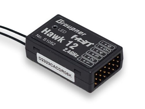 Graupner Hawk 12 6 Channel 2.4GHz HoTT Receiver