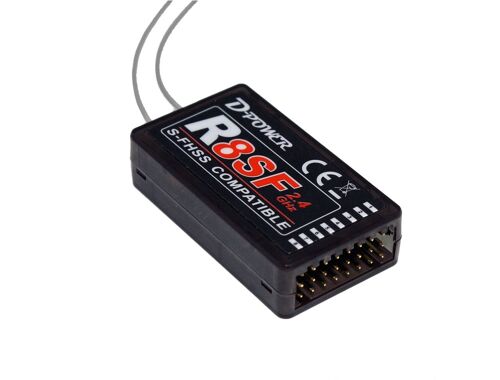 D-Power R-8SF 2.4GHz Reciever S-FHSS Compatible