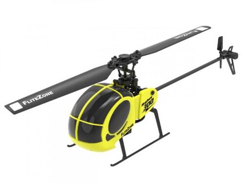 Hughes 300 Helicopter RTF Yellow