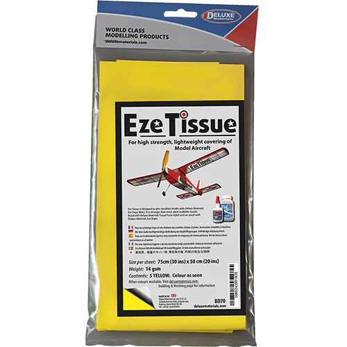 Deluxe Materials - Eze Tissue Yellow (5 sheets)