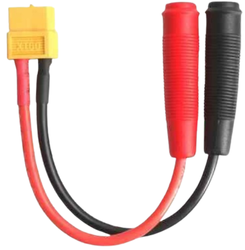 ISDT - Adaptercable XT60 to 4mm Banana Socket