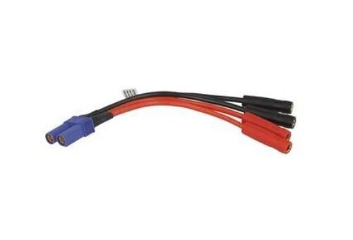 ISDT Powercable EC5 Female to 2 pair banana female (40cm)