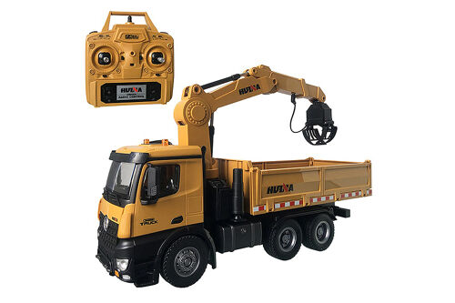 Huina - 1/14 RC Timber Grab Dump Truck RTR (incl Radio&USB charger)