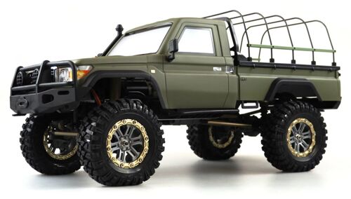 AMXRock RCX10PS Scale Crawler Pick-Up 1:10, RTR militair groen