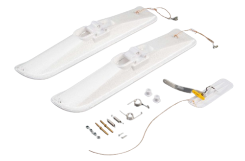 E-Flite - Ski-Set für Taildragger Größe 10-15 (3mm Achse)