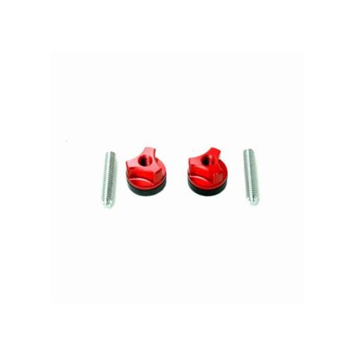 Wing bolts 1/4"-20 (2 pcs) Red