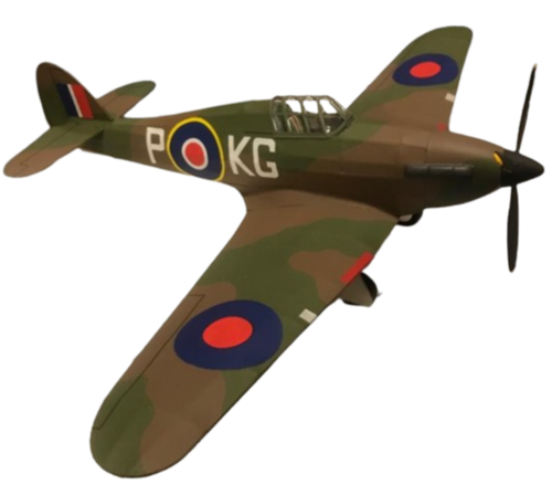 Guillow's - Hawker Hurricane 419mm Kit (Flying model kit)