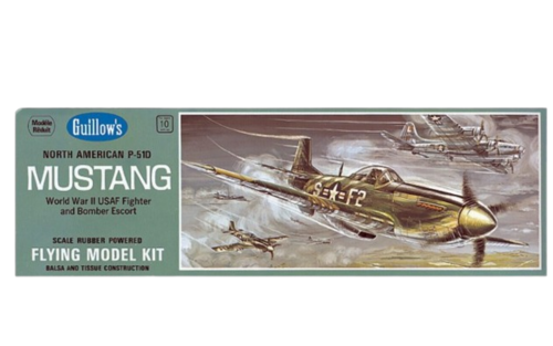 Guillow's - P-51D Mustang 432mm Kit (Flying model kit)