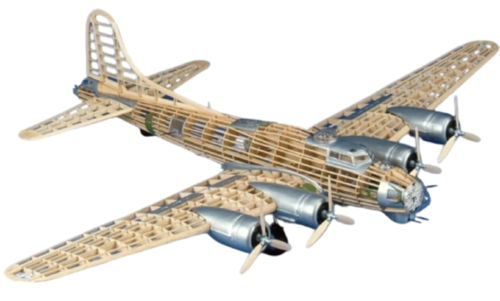 Guillow's - B-17G Flying Fortress 1149mm Kit (Flying model kit)