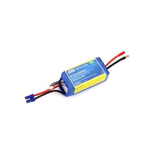 5000mAh 6S 22.2V 30C LiPo, 10AWG EC5