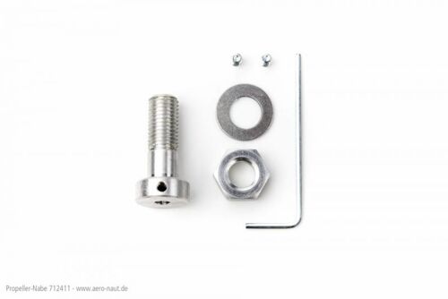 Aeronaut - Aluminium Prop Adaptor M8 - 3,17mm shaft