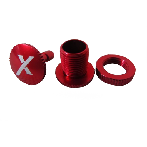 Fuel dot RED with X logo