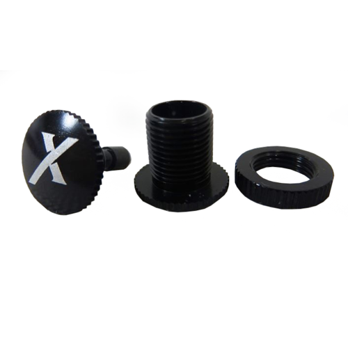 Fuel dot BLACK with X logo