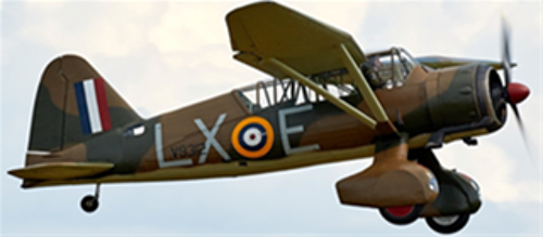 Seagull Models - Westland Lysander III 50-60CC 118" 