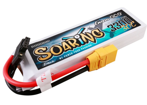 Gens Ace Soaring G-Tech 3300mAh 3S1P 11,1V 30C Lipo Battery