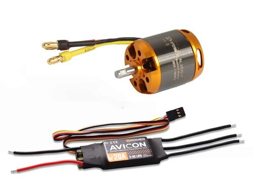 D-Power Brushless SET AL2835-7 + 20A Avicon ESC