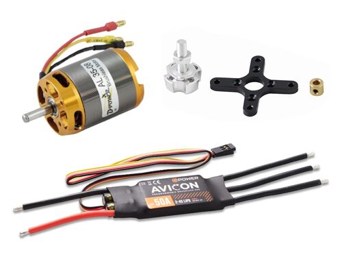 D-Power Brushless set AL 35-08 Motor + 50A Avicon ESC