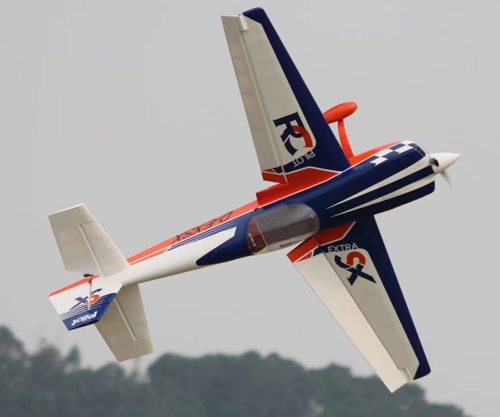 Pilot RC - Extra 330SX 90", Orange/White/Blue ARF Kit (Scheme 02)