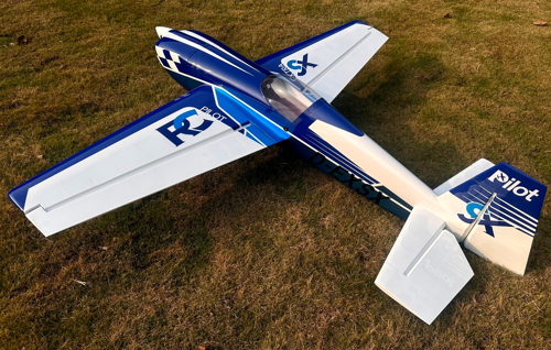 Pilot RC - Extra 330SX 90", Blue/White ARF Kit (Scheme 03)