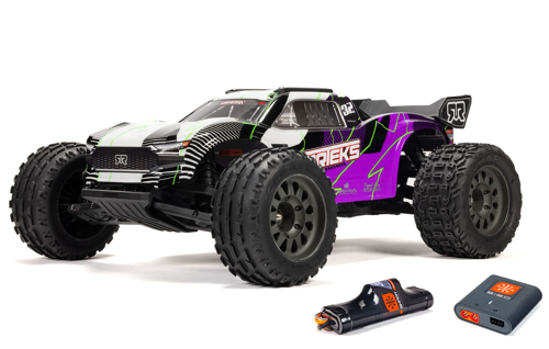 Arrma - 1/10 VORTEKS MEGA 550 2WD Stadium Truck RTR with Battery & Charger, Purple