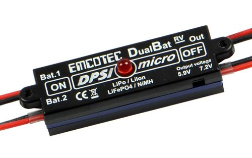 Emcotec DPSI Micro Dualbatt 5,9/7,2 MPX - 2xMPX