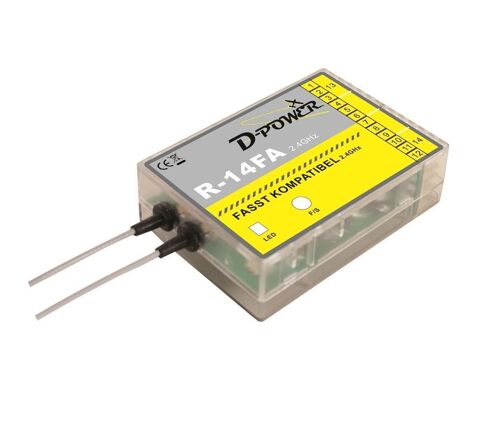 D-Power R- 14FA - 2.4 GHz Receiver FASST Compatible